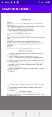COMPUTER STUDIES android App screenshot 1
